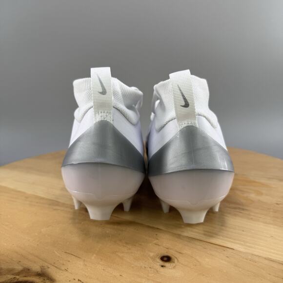 Nike Air Zoom Vapor 1 Men\'s‎ Size 7.5 Football Cleats White Grey FB3298-100 NEW main image 6